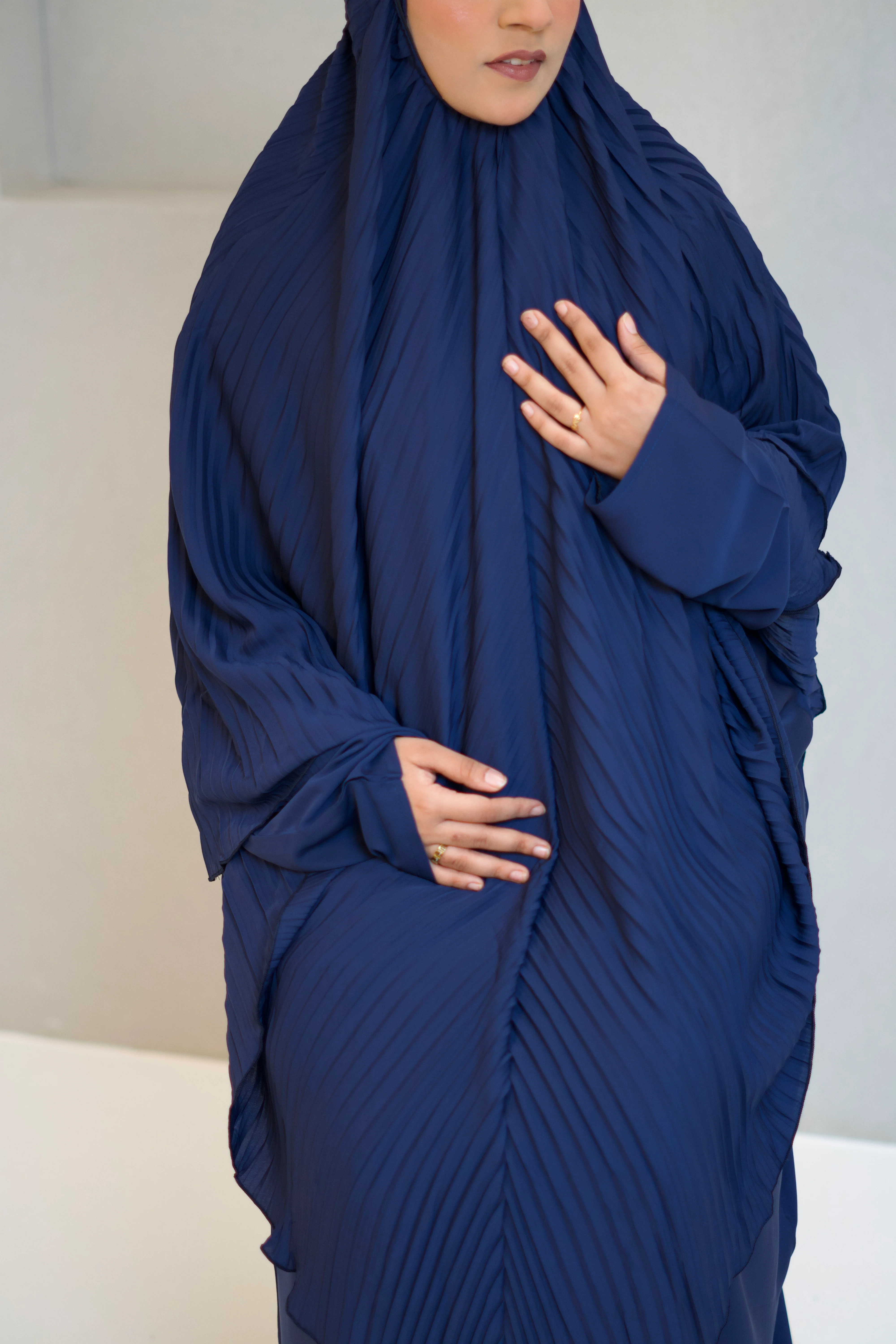 PLEATED KHIMAR SET - Image 35