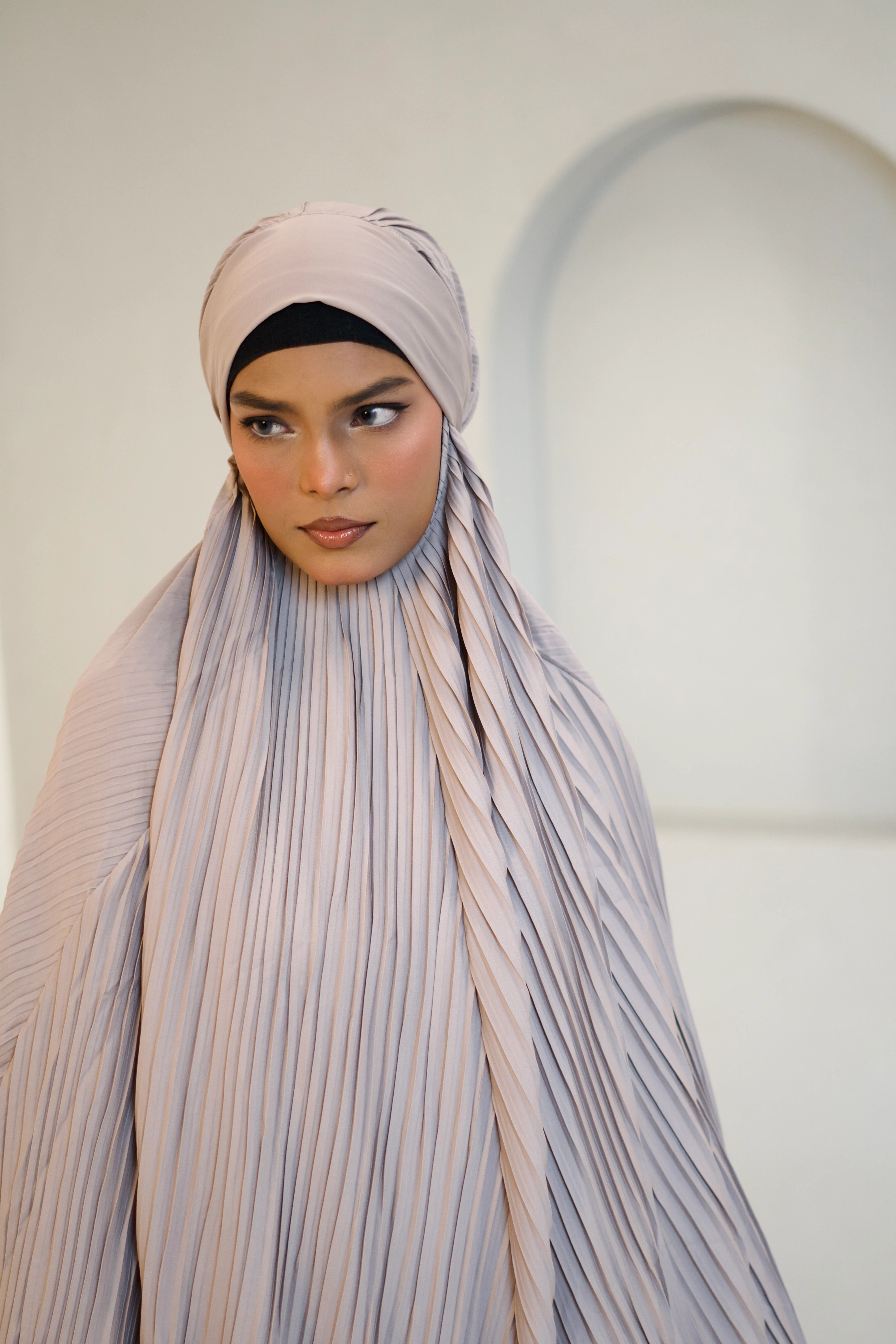 PLEATED KHIMAR SET - Image 8