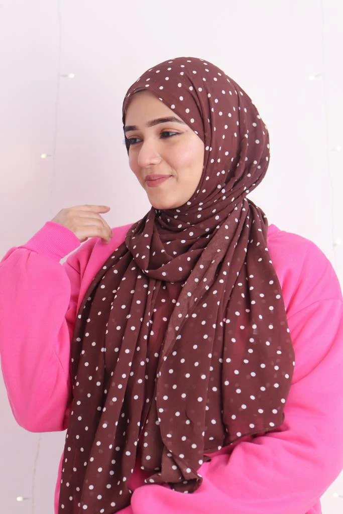 Polka Dot -  Chocolate Brown