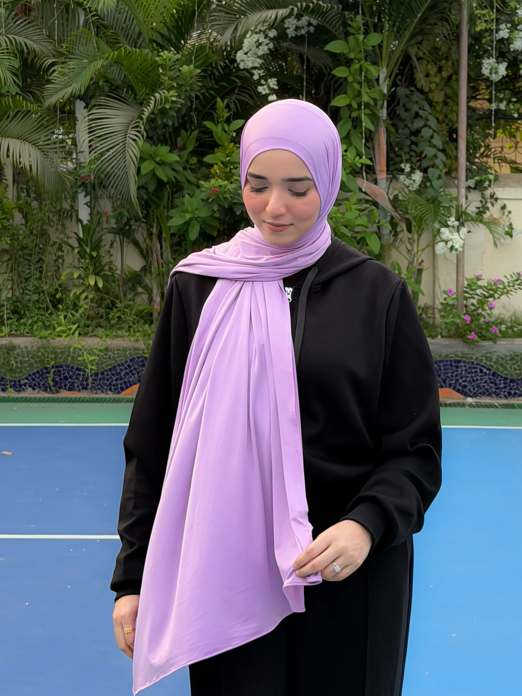 Premium Liquid Jersey - Lychee Lilac - Image 2