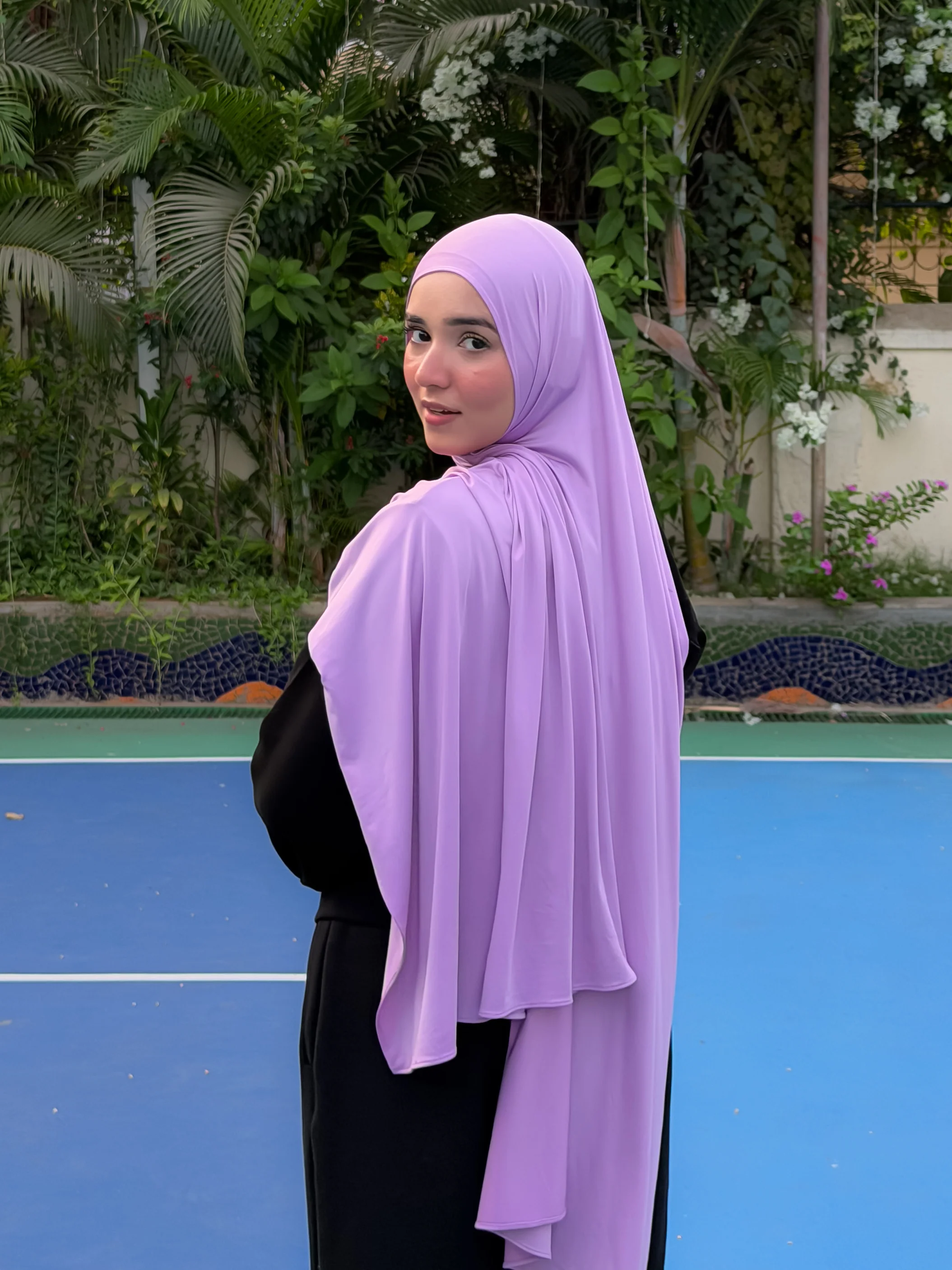 Premium Liquid Jersey - Lychee Lilac - Image 4