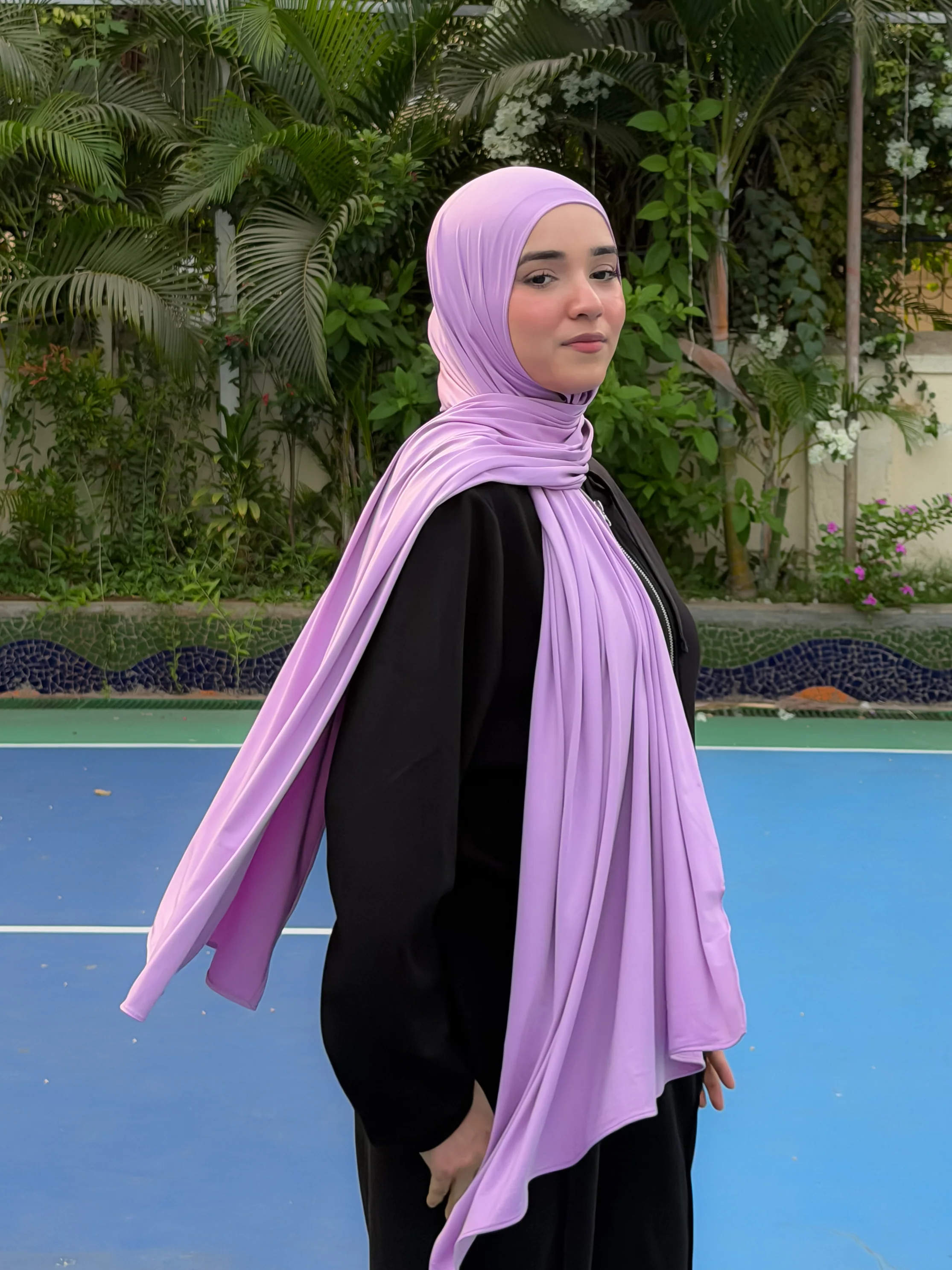 Premium Liquid Jersey - Lychee Lilac - Image 5