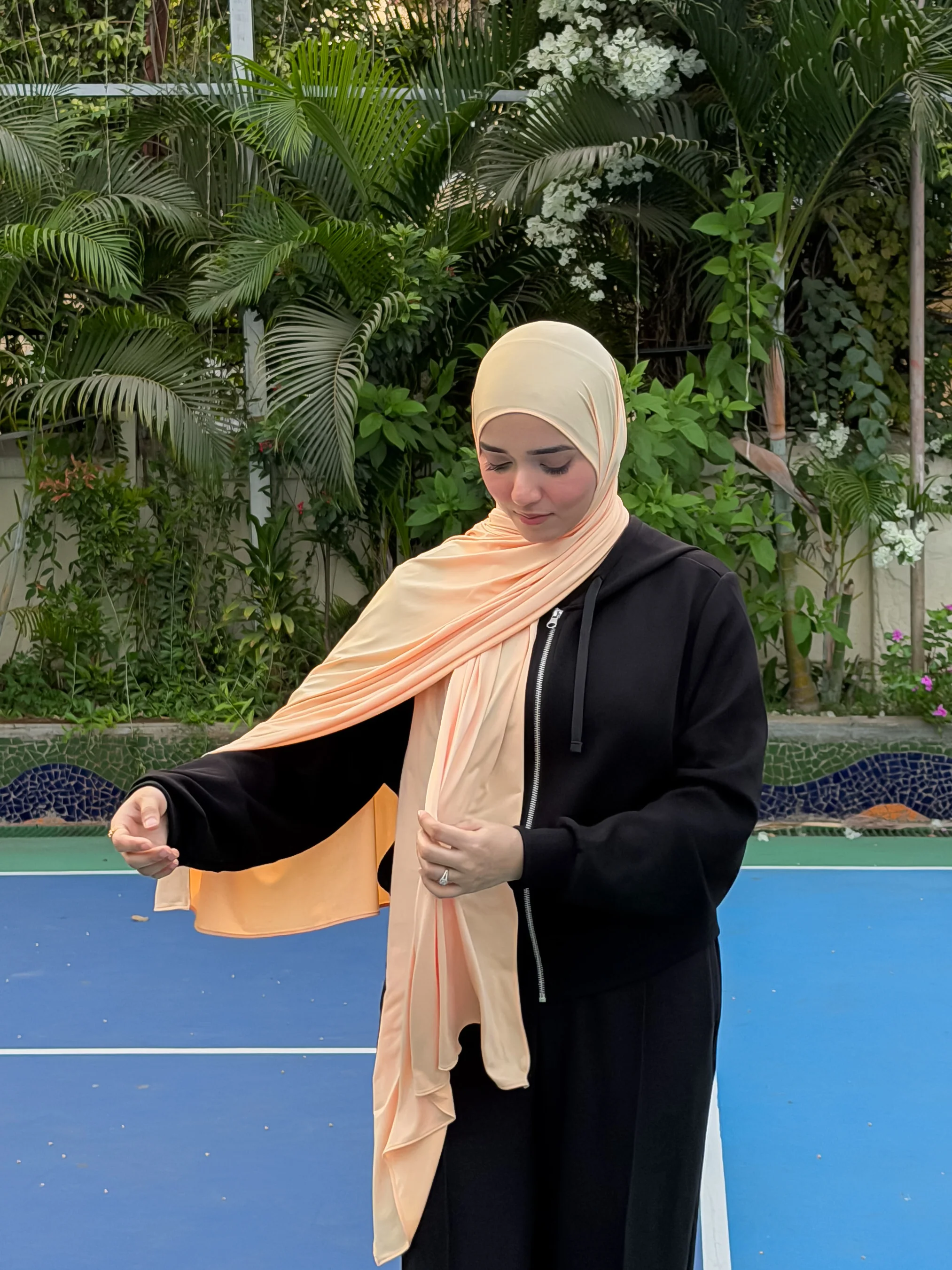 Premium Liquid Jersey - Peach Melon - Image 4
