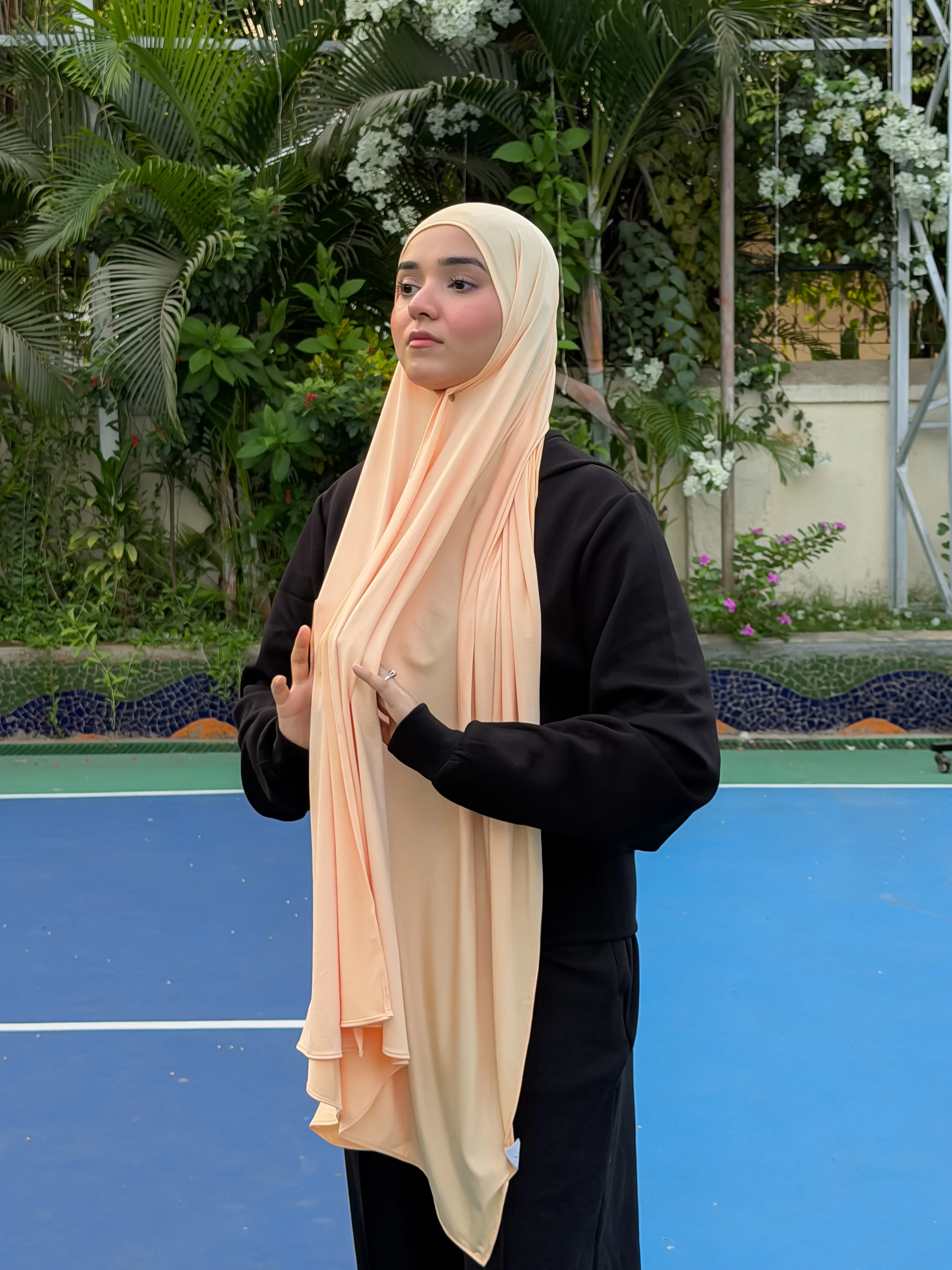 Premium Liquid Jersey - Peach Melon - Image 5