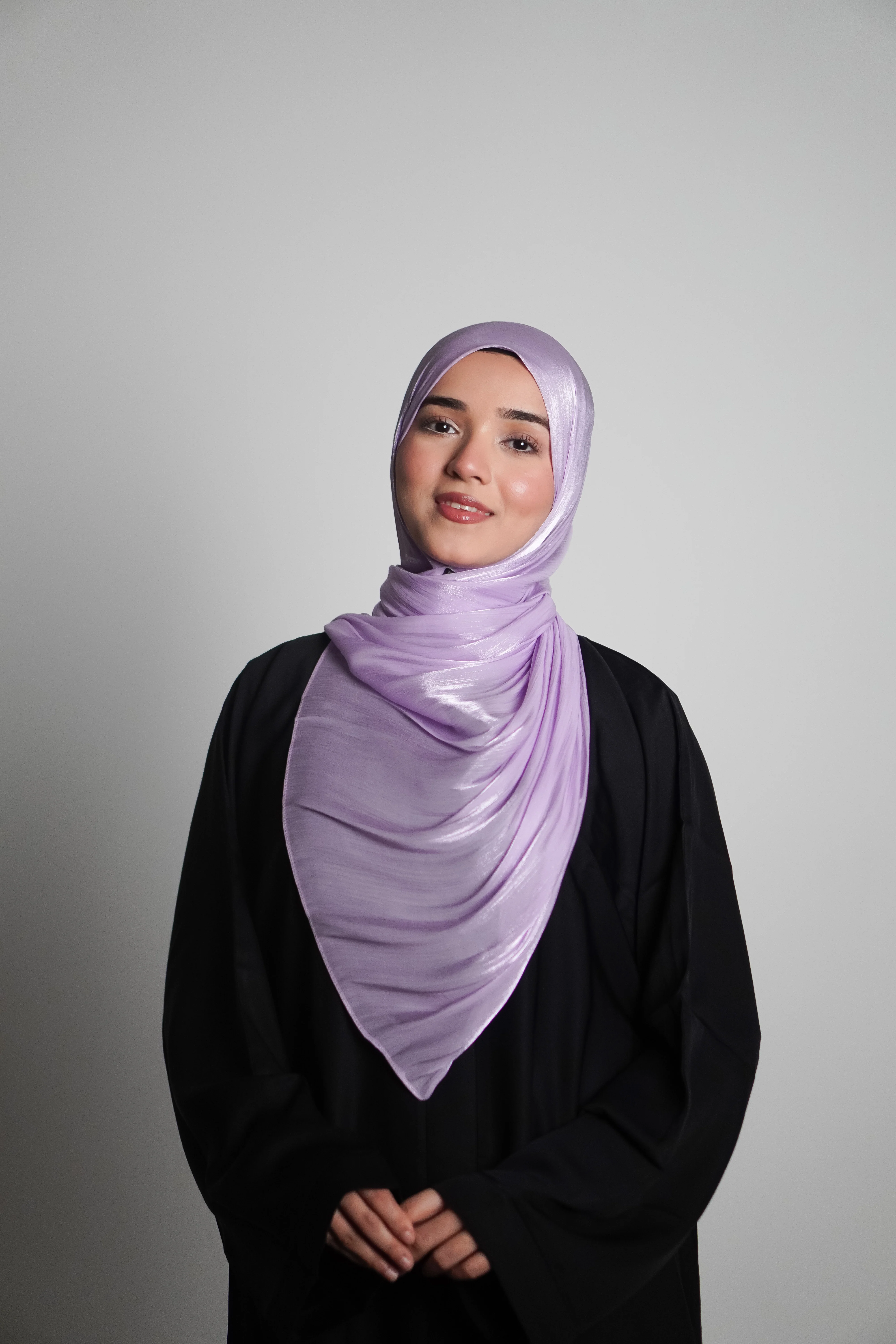 Premium Organza Hijab - Lilac Love - Image 5