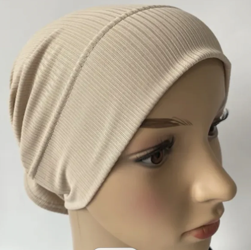 Ribbed Jersey Hijab Cap - Image 7