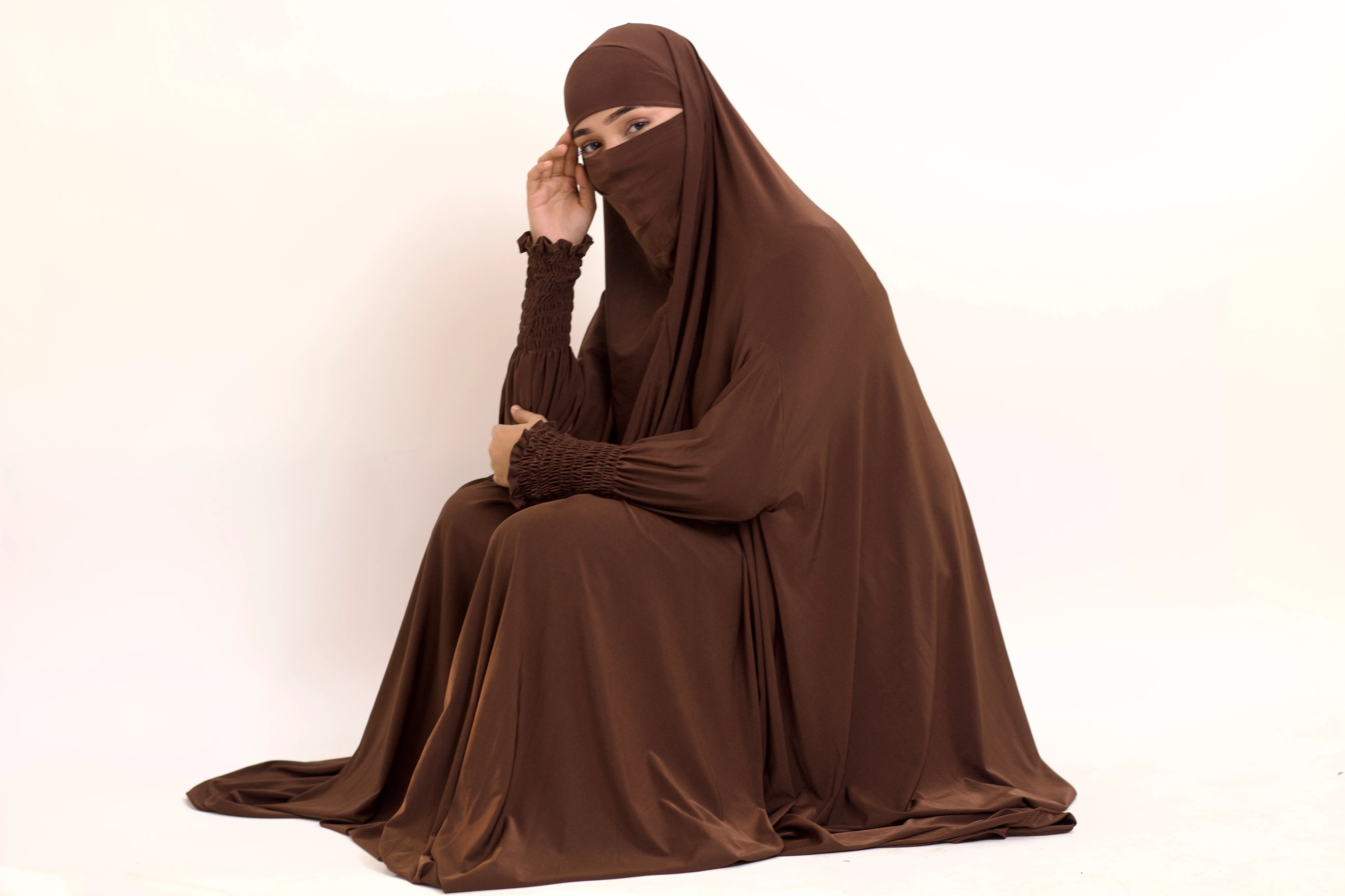 Salah Dress - Below Knee (CRUSHED SLEEVES) - Image 10