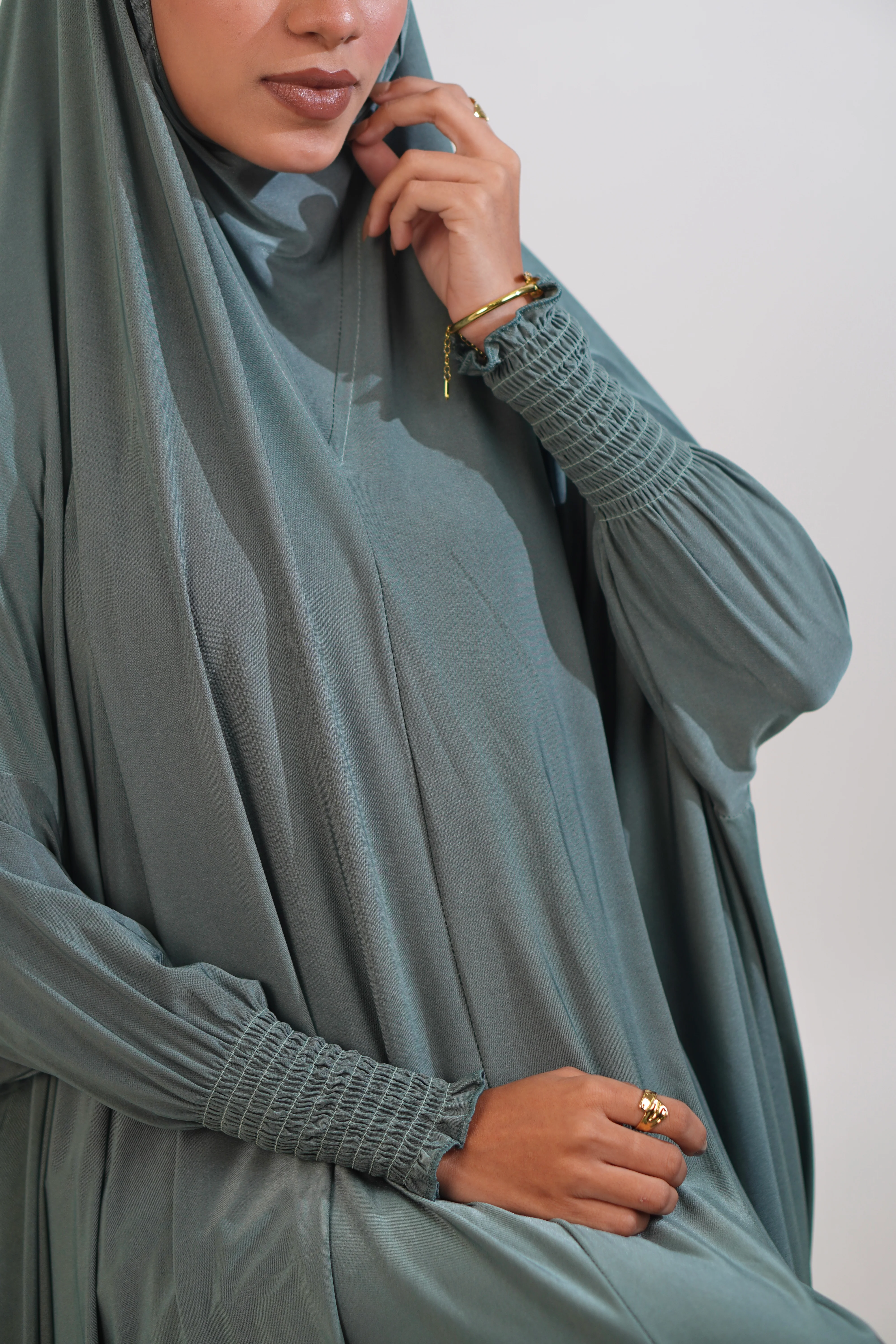 Salah Dress - Below Knee (CRUSHED SLEEVES) - Image 31