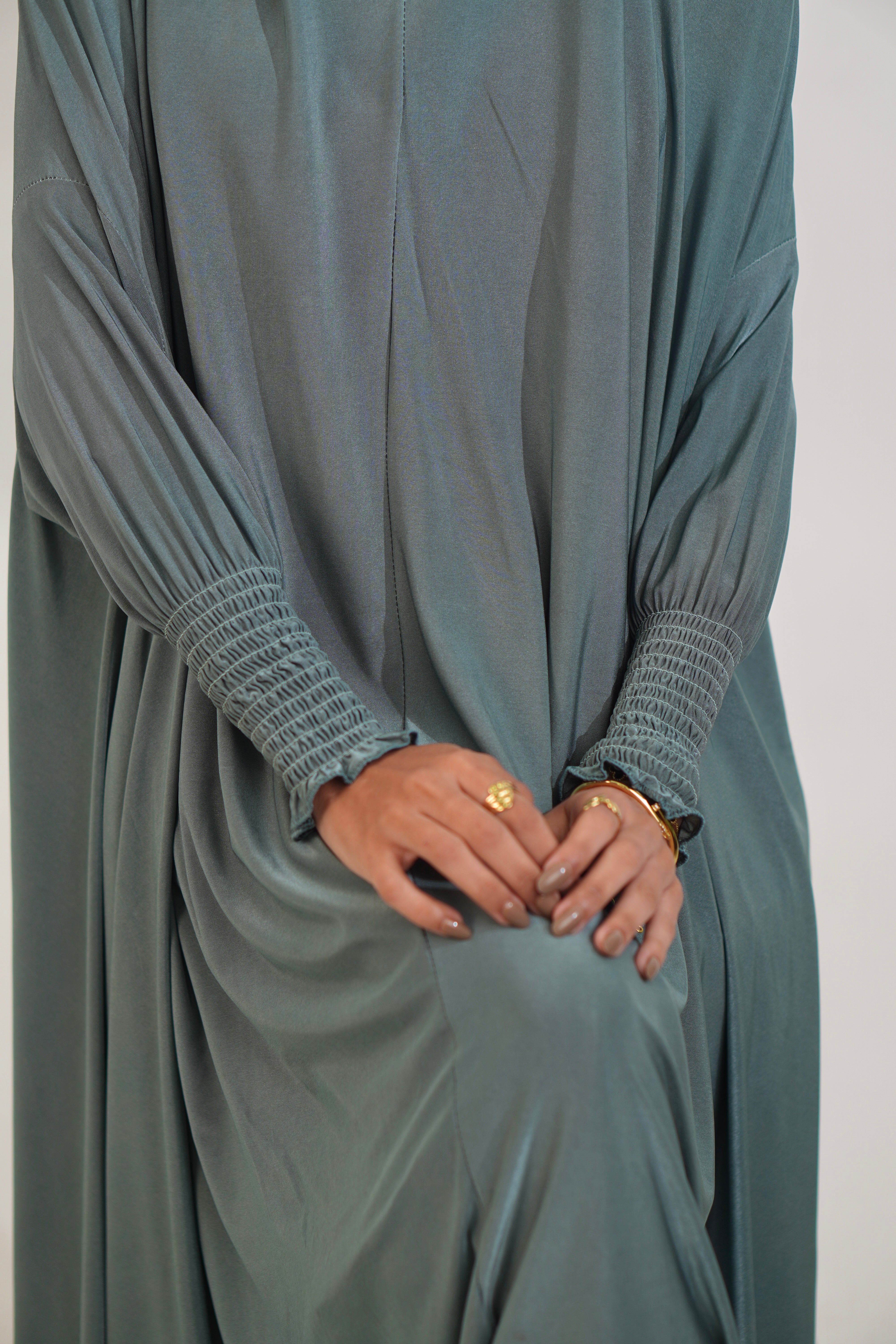 Salah Dress - Below Knee (CRUSHED SLEEVES) - Image 34