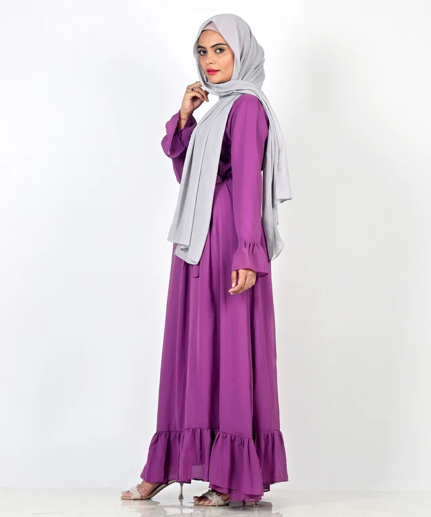 Shehreen Frills – Grape - Image 4