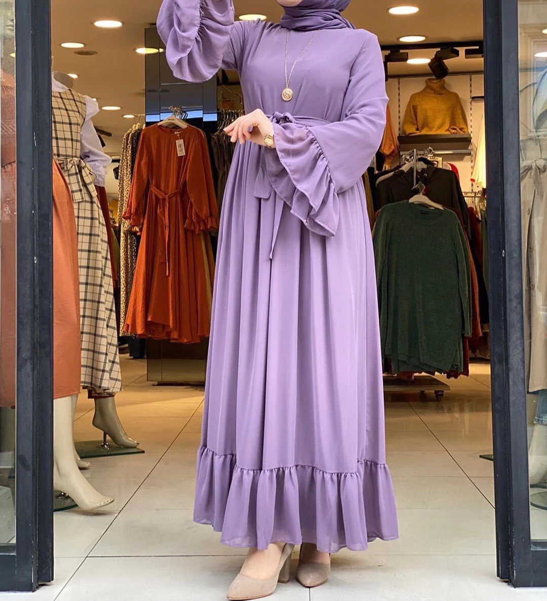 Shehreen Frills – Lilac