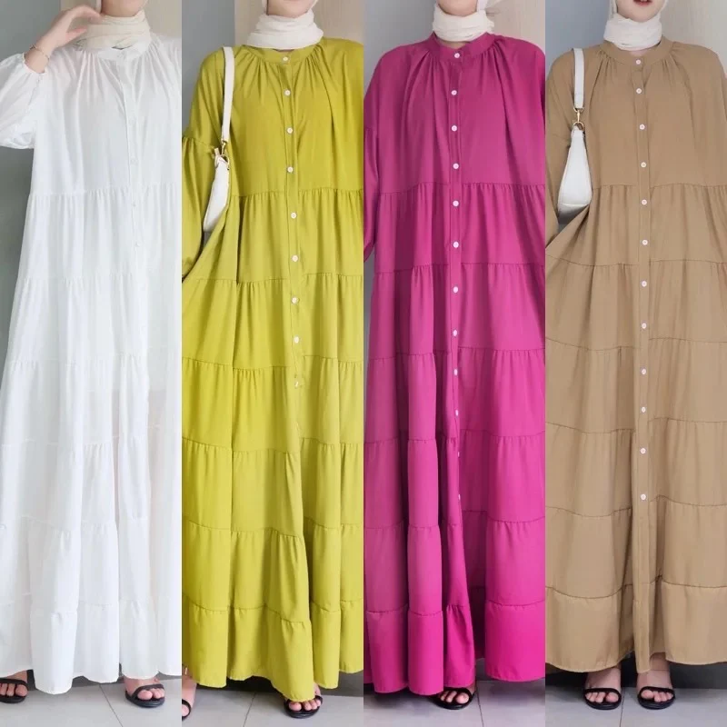 Solid Maxi Dress - Image 5