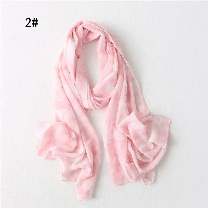 Tie Dye Hijab – Chiffon Scarves – Shade 2