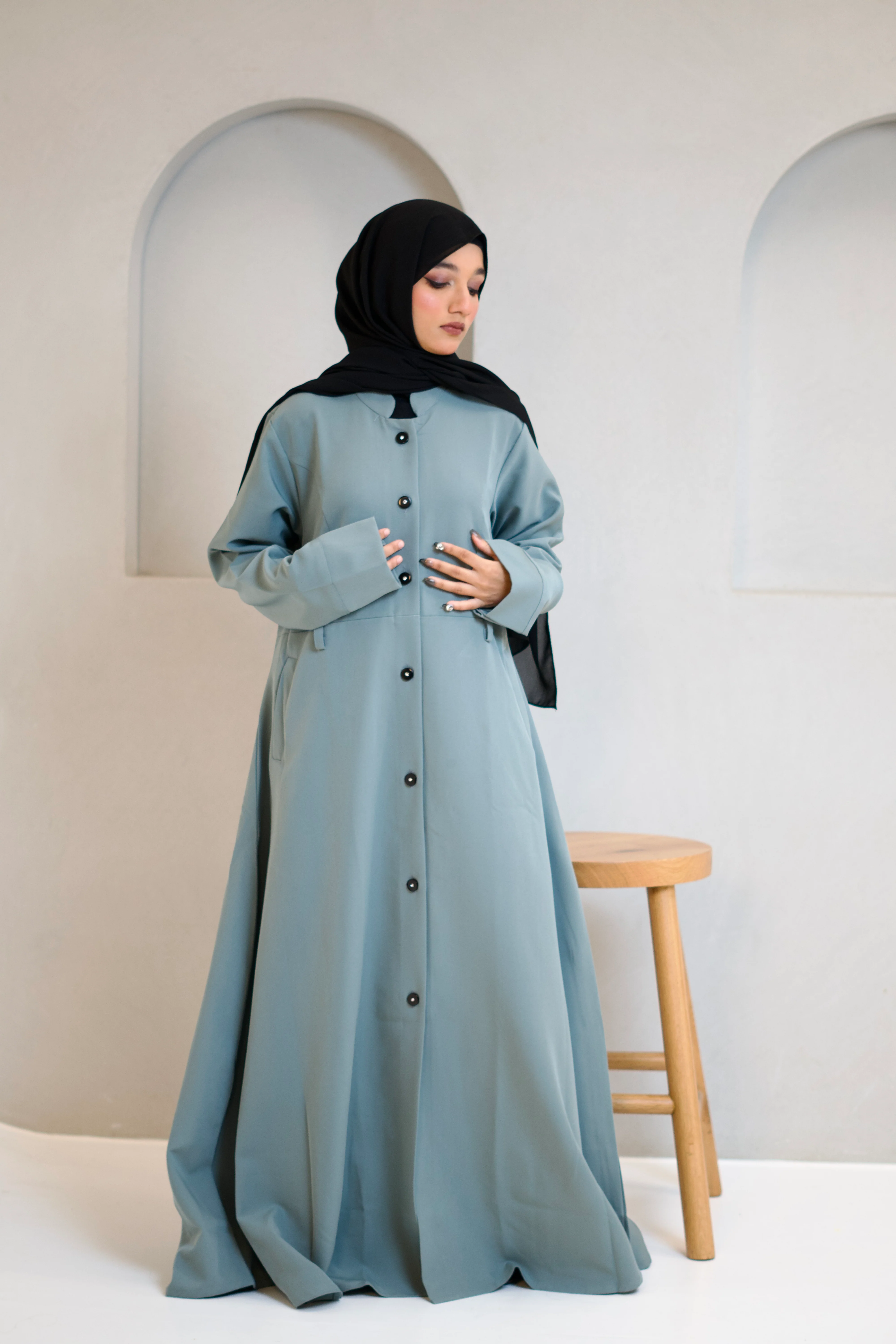 Turkish Style Coat - Basic - Image 14