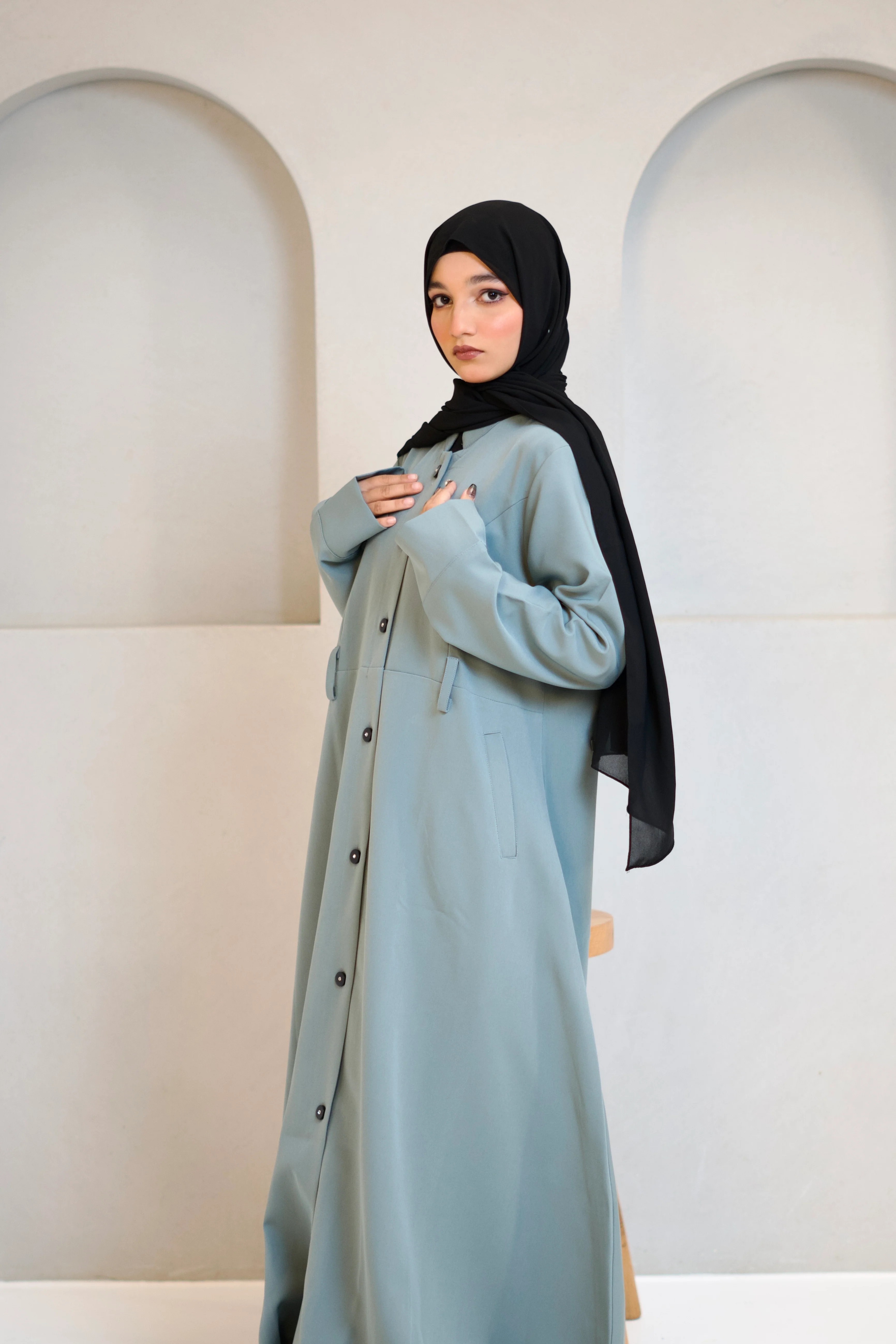 Turkish Style Coat - Basic - Image 17