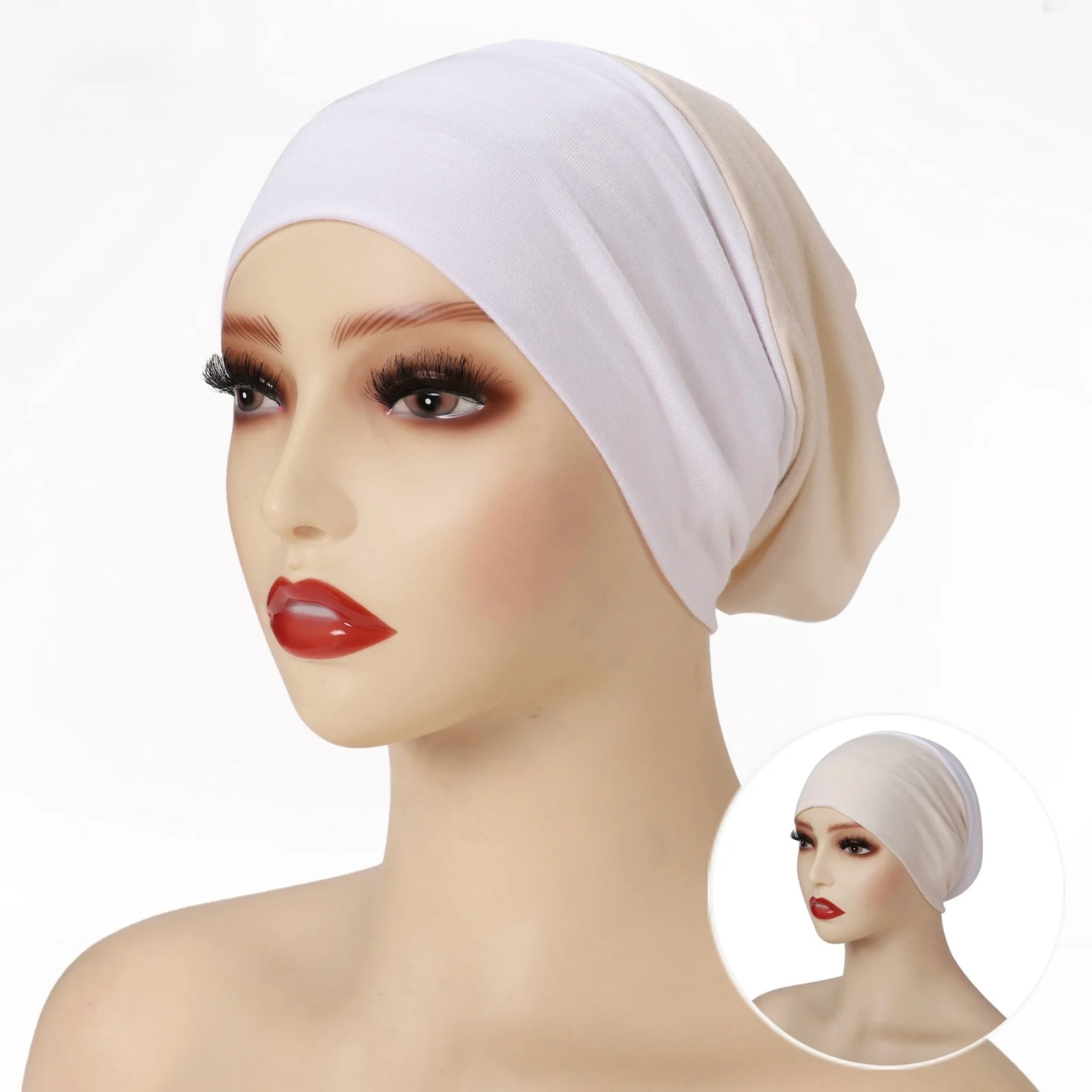 TwoTone Hijab Cap - Image 5